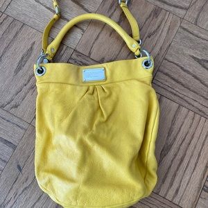 Marc Jacobs yellow cross body tote - hardly used